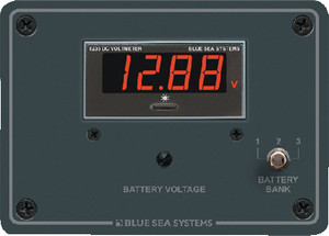 BLUE SEA SYSTEMS 8051 VOLT TEST PANEL 3 BREAKER