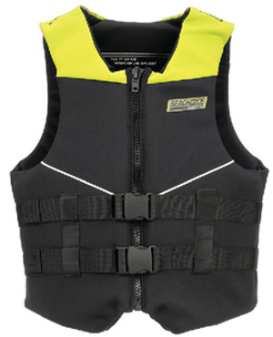 SEACHOICE 630L-YEL/BLK-86577 NEOPRENE VEST YEL/BLK LARGE