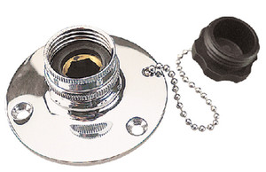 SEA-DOG LINE 512110-1 CHROME BRASS FRESH WATER INLET