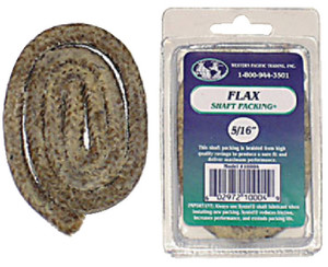 WESTERN PACIFIC TRADING 10004 FLAX PACKING 5/16"X2' RETAIL