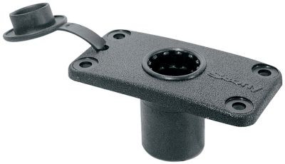SCOTTY DOWNRIGGERS 0244-BK ROD HOLDER MT. FLUSH BLACK