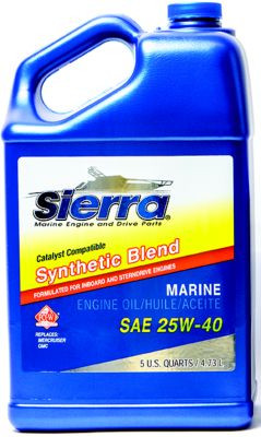 SIERRA 18-9440CAT-4 OIL 25W40 FCW CAT SYN BLND 5QT