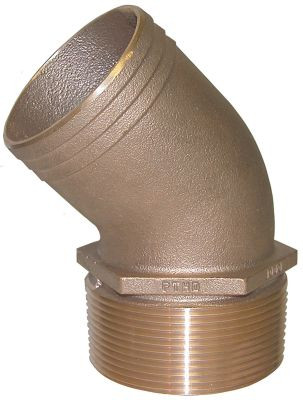GROCO PTHD-2000 BRZ PIPE/HOSE-45 2"