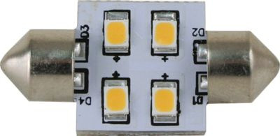 SCANDVIK 41100P LIGHT FESTOON 31 MM 4 LED WW