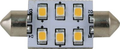 SCANDVIK 41102P LIGHT FESTOON 37 MM 6 LED WW