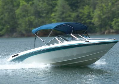 CARVER COVERS 404A04 3 BOW 79-84IN PAC  BLUE CNVAS