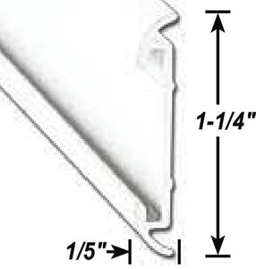 A P PRODUCTS 021-54602-16 FLAT TRIM INS. BLK 16' @5