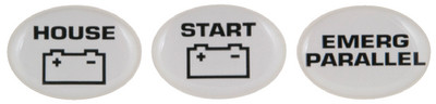 AFI/MARINCO/GUEST/NICRO/BEP SET-715 BATT SW LABEL PORT START STBD