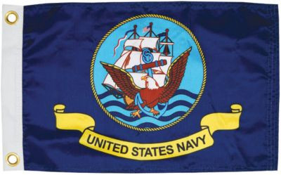 TAYLOR 2020109178 FLAG NAVY 12X18