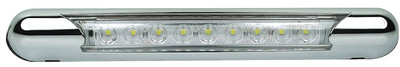 SEACHOICE 1101 LED11"STRP,12V,CLR.W/OSWTCH WH