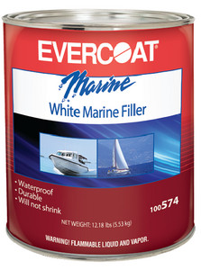 EVERCOAT 100574 WHITE MARINE FILLER     GALLON