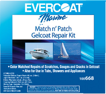EVERCOAT 100668 MATCH N PATCH REPAIR KIT
