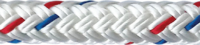 SAMSON ROPE 605024015083 ANCHOR LINE DB/BRD 3/8X150 WHT