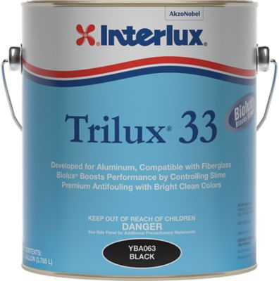 INTERLUX PAINT YBA063/1 TRILUX 33 BLACK - GALLON    ZZ