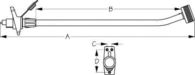 SEA-DOG LINE 400015-1 LIGHT POLE LED REMOVABLE MOUNT