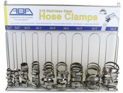 SCANDVIK 31604 ABA HOSE CLAMP DSP W/90 CLAMPS