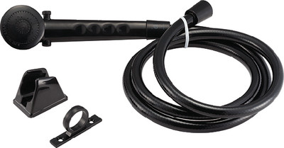 DURA FAUCET DF-SA130-BK RV SHOWER HEAD/HOSE BLACK