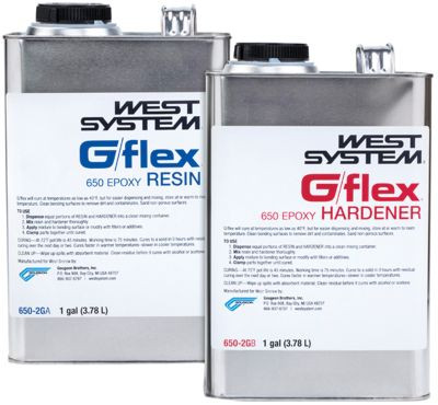 WEST SYSTEMS 650-2G G/FLEX EPOXY 2 GAL.KIT