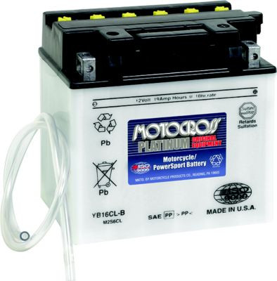 MIDSTATE BATTERY  YB16CLB BATTERY WET CELL W/ACID PK PWC