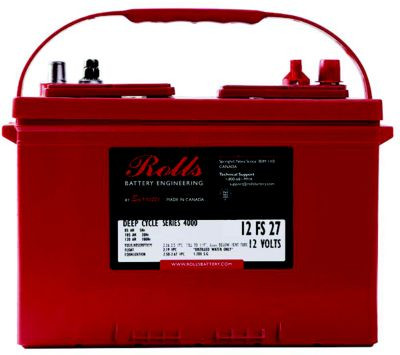 MIDSTATE BATTERY  12FS27 ROLLS BATTERY 12V 105 AH G27