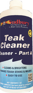 SUDBURY BOAT CARE 861Q TEAK CLEANER PART A QUART