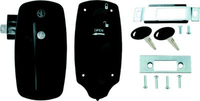 A P PRODUCTS 013-536 BAUER EURO LOCK-BLACK