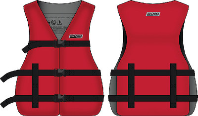 BODY GLOVE VESTS 85443 RED YOUTH VEST