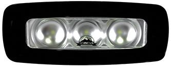 SCANDVIK 41451P SPREADER LGT BLK LED 3X5W