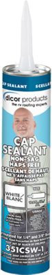 DICOR CORPORATION 351CSW-1 WHITE CAP SEALANT TUBE