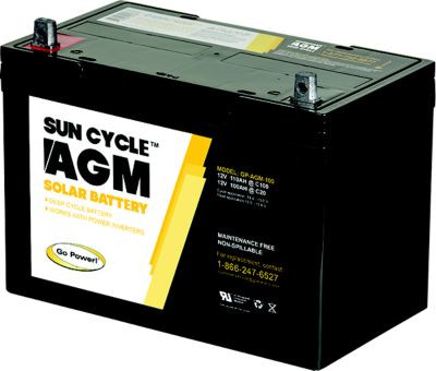 VALTERRA POWER 76285 AGM SOLAR BATTERY 12V 100AH