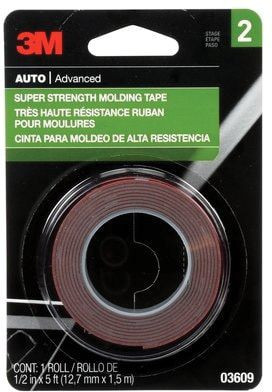 3M 7000000533 MOLDING TAPE 1/2X5'