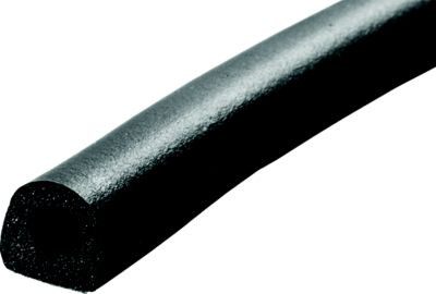 JR PRODUCTS 06-30115 D-SHAPED EPDM RUBBER SEAL 25'