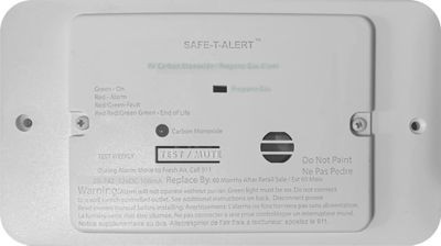 MTI INDUSTRIES 25-742-WT-TR CO ALARM WHT W/TRIM 25 SERIES