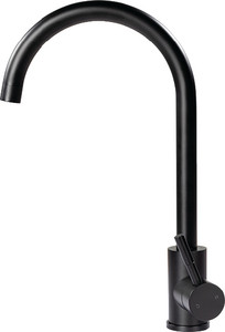 2021090601 FAUCET CURVED GNK -BLACK MATTE