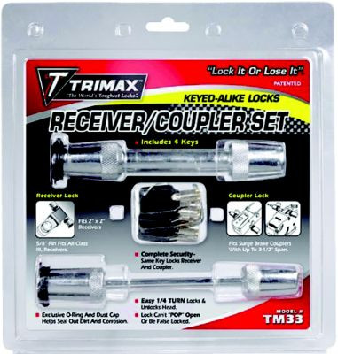 TRIMAX LOCKS TM33 T3-5/8  RECEIVER LOCK 3-1/2