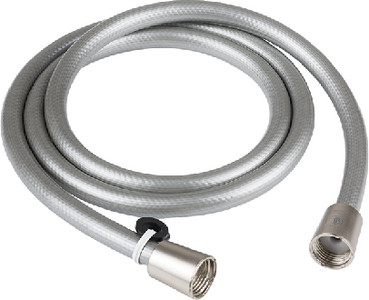 DURA FAUCET DF-SA230-SN SHOWERHOSE VINYL 60  BR NICKEL