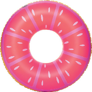BMPF-0090 PINK LEMON TUBE POOL FLOAT @4