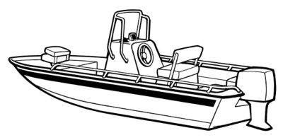 CARVER COVERS 71224S-11 SKIFF-24 BOAT COVER