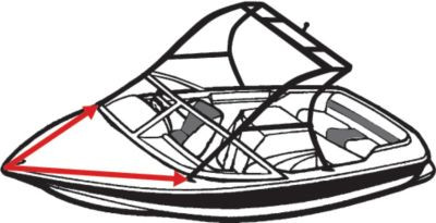 CARVER COVERS 74519S-11 TST-19 W/ TOWER BOAT COVER