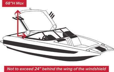 CARVER COVERS 82123S-11 WOTC-23 BOAT COVER