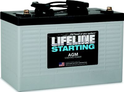 MIDSTATE BATTERY  GPL-2700T BATTERY AGM START 12V 90AH