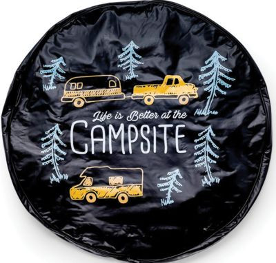CAMCO RV 53292 COVER SPARETIRE 27  VINYL BLK