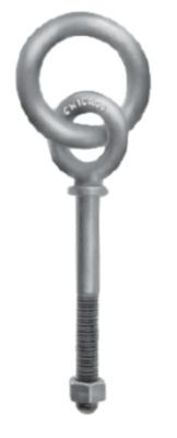 CHICAGO HARDWARE 092241 RINGBOLT SHLDR GALV 5/16X4-1/4