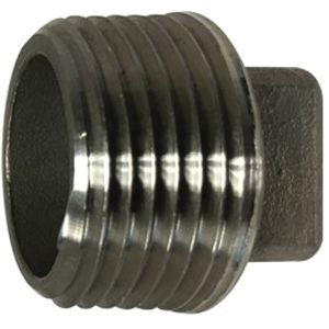 BRASS FITTINGS 64-674 3/4 304 SOLID PLUG SS