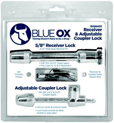 BLUE OX BX88403 PIN STYL CPLER LCK   RCVR LCK