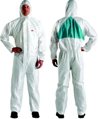 3M 7000034762 COVERALL L WH/GR 5/6 @20