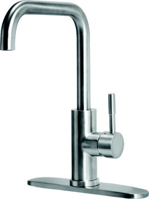 DURA FAUCET DF-MK533LK-SN SQUARED ARC KITCH FAUCET B NCK