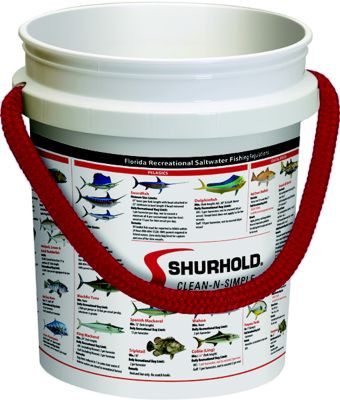 SHURHOLD 2451-FFR BUCKET 5G FL FISHING REGS