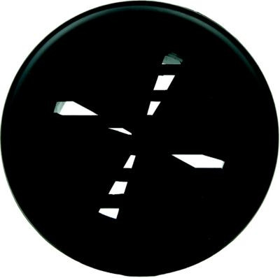 94268 HEAT VENT 4  W/DAMP BLK