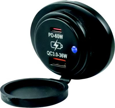 SEA-DOG LINE 426535-1 USB-A / USB-C OVAL